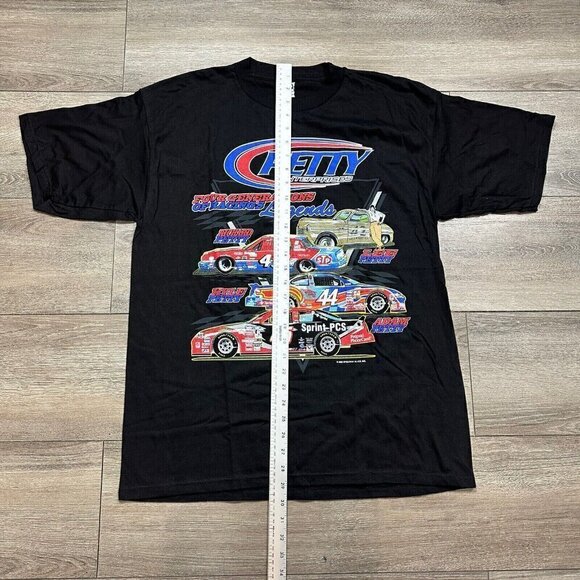 Vintage Richard Petty T Shirt Size L Enterprises 4 Generations NASCAR Estate 00s - Picture 8 of 8